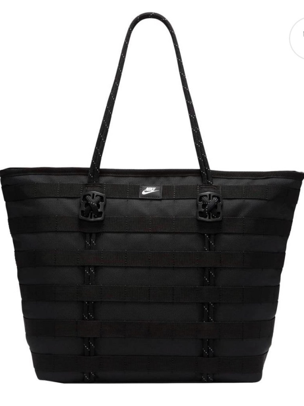 Nike Black Tactical Webbing Tote